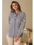 Uzun Kollu Çizgili Laci Kadın Gömlek 7844-2Y5 2