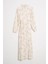 Gömlek Yaka Kemerlı Uzun Ekru Kadın Elbise M38363-2Y5 3