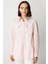Taş Detaylı Pembe Kadın Gömlek 50366-2Y5 3