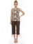 Şahinler Alaca Desenli Kolsuz Kapri 22203 1