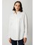 Boncuklu Kurdele Detaylı Beyaz Kadın Gömlek 50367-2Y5 2