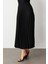 Piliseli Maxi Boy Siyah Kadın Etek 1070-2Y5 4