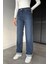 Kadın Yüksek Bel Palazzo Jean Kot Pantolon P-00018894 1