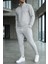 Erkek Polo Yaka Yarım Fermuarlı Sweat Bel Lastikli Pantolon Ikili Takım P-00019207 2