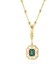 Serenay 2.sezon Çelik Zümrüt Yeşili Taşlı Kolye 1