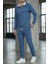 Erkek Polo Yaka Yarım Fermuarlı Sweat Bel Lastikli Pantolon Ikili Takım P-00019207 1