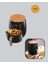 2400W Güçlü Airfryer 6l Yağsız Sağlıklı Pişirici LCD Dokunmatik 3