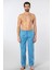 Erkek Dokuma Pijama Tek Alt 2240/MAVI 4 1