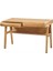 Claudus 120 cm Meşe Spor Çalışma Masası Cilasız Ham 1