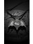 Batman Süperman Gümüş Kaplama Deri İp Kolye 1