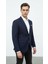 Lacivert Erkek Slim Fit Tek Düğmeli Blazer Ceket – Şık Dokulu Kumaş, Astarli, Günlük ve Ofis Kombinlerine Uygu 6
