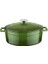 Metal Oval Döküm Tencere, 29 Cm, 4.67 L Hacim, Yeşil 1