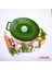 Metal Oval Döküm Tencere, 29 Cm, 4.67 L Hacim, Yeşil 7