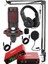 Cxn-30 Paket-8 Stüdyo Ses Kartlı Condenser Mikrofon Stand Kulaklık Seti 1