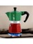 - Moka Express Italia: 6 Cups Ocak Üstü Espresso Pişirici - 270ML - Karma Renk - Alüminyum 4