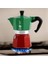 - Moka Express Italia: 3 Cups Ocak Üstü Espresso Pişirici - 130ML - Karma Renk - Alüminyum 4