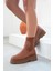 Embers Kadın Lastik Detay Deri Postal Bot Taba 1