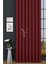Keten Fon Perde V-4035 Kırmızı 2