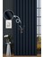 Keten Fon Perde V-4034 Lacivert 1