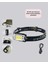 Bfs USB Şarjlı Mini LED Kafa Feneri 50M Odak 150M Geniş Aydınlatm 4