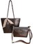 1509 Kadın Büyük Boy Yavrulu Omuz Çantası Kahve 1