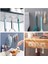 10 Adet Güçlü Yapışkanlı Şeffaf Duvar Askısı Suya Dayanıklı Banyo Mutfak Düzenleyici Pratik Askılık 2