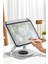 360 Derece Dönebilir Laptop ve Tablet Standı – Paslanmaz Çelik, Ayarlanabilir Yükseklik, Katlanabilir Masaüstü Bilgisayar Standı, iPad ve MacBook Uyumlu Ergonomik Raf-Dizüstü Pc (Laptop Standı) 3