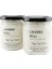 Lovers Hill 2’li Set Doğal Soya Mumu – 7oz Cam Kavanoz – 40+ Saat Yanma Süresi – Mandalina, Tarçın, Vanilya & Ylang Ylang Kokulu Mum – Parafin & Paraben Içermez – Aromaterapi & Hediye Mumu 1