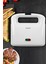 750W Isınmaya Dayanıklı Tost ve Izgara Makinesi Beyaz 3