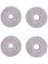 Ecovacs Yıkanabilir Paspas Pedleri 4 Adet Deebot X2 Omni/ T20 Omni/ T10 Omni/x1 Omni/x1 Turbo Serisi Vakum ve Paspas Temizleyici, Gri 1