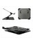Prexua Flexer Ayarlanabilir Ergonomik Laptop Standı - Tablet Standı - Metal - Siyah - FLX2320BL (Siyah) 1