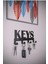 Keys Modern Metal Anahtar Askısı – Duvar Anahtarlık & Anahtar Düzenleyici - Siyah 3