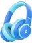 Gürültü Önleyici Ses Sınırlı 60 Saat Oynatma Süreli Bluetooth Çocuk Kulaklığı Mavi 1