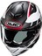 RPHA72 Value MC1SF Kapalı Motosiklet Kaskı Siyah Beyaz Kırmızı 2