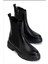 Yüksek Taban Fermuarlı ve Yanı Streçli Suni Deri Kadın Bot Chealsea Bot 2