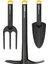 3 Parça Plastik Bahçe Seti, Kazma Kürek Tırmık, SGS3120 Model 2