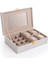 Bej Kadife Mücevher Organizer Takı Kutusu Düzenleyici | Aynalı, Bölmeli, Şık Takı Saklama Kutusu, Kadife Kaplama 25×16×7 cm 2