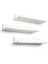 Americanflat 35,6 cm Asılı Raf Seti, 3&apos;lü Beyaz, Kompozit Ahşap, Duvara Monte Edilmiş Saklama Rafları, Yatak Odası, Oturma Odası, Banyo, Mutfak, Ofis ve Daha Fazlası Için, 14 Inç (3 Adet) 3