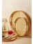 Bambu 3&apos;lü Yuvarlak Servis Tepsisi Seti – 30-35-40 cm Hasır Örgü Desenli Bambu Tepsi, Çay Kahve Sunum Tepsisi, Dekoratif & Kaymaz Yüzeyli Şık Servis Tepsisi (Yuvarlak) 3