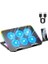 6 LED 7 Farklı Rgb Modu Fanlı Soğutucu Yükseklik Ayarlı Ayarlanabilir Laptop Soğutucu 2