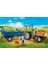 Country 71249 Römorklu Traktör, Taşıma Kutuları Dahil, Organik Çiftlik Için Yeşil Traktör, 4 Yaşından Büyük Çocuklar Için Sürdürülebilir Oyuncak 3