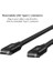 Usb4 USB C - USB C Kablosu 2,6 Ft (100 W&apos;a Kadar Güç Sağlama, 40 Gb/sn Veri Aktarım Hızı ve Thunderbolt 3, USB 3.2 ve Daha Fazlası ile Geriye Dönük Uyumluluk ile USB If Sertifikalı) 3