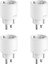 P115 4-Pack, Mini Akıllı Wi-Fi Priz, Enerji Izleme, 1