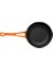 Metal Döküm Kızartma Tavası, Metal Saplı, 24 Cm, Turuncu 2