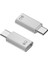 Type C To Lightning Yuva Çevirici Yaka Mikrofonu ile Uyumlu Hızlı Şarj ve Veri Aktarımı Beyaz Otg Adaptör Otgyz 3