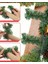 5 Metre Çam Dalı Noel Çelengi, Iç-Dış Mekan Çok Amaçlı Yılbaşı Süsü, Duvar-Şömine Dekoratif Garlant 3