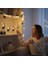 Gün Işığı Fişli LED Işık Zinciri 220V Enerjili Dekoratif Aydınlatma Balkon Oda ve Yılbaşı Süslemeleri Için Enerji Tasarruflu Sarı Işık Enerji Sınıfı A+ (Sarı Işık, 10 Metre) 2