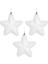 Yılbaşı Süsü Yılbaşı Yıldız 3&apos;lü Set Beyaz 13 Cm. 2