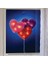 16 Işıklı Sevgililer Günü Kalp - Be Mine Xoxo Aşk Pencere Parıltılı Dekorasyon 1