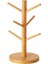 Ahşap Bambu Kupa Bardak Askısı 6&apos;lı Stand Doğal Mutfak Tezgahı Için Kupa Standı Bardak Tutucu Modern Dekoratif Dayanıklı Kolay Kurulumlu Organizer (Yuvarlak) 2